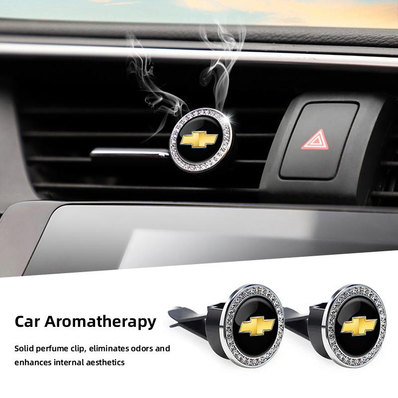 AABHJ1 Car Vent Air Freshener Aromatherapy Solid Perfume Diffuser For Chevrolet Spark Captiva Cruze Malibu Equinox Trax Camaro Blazer