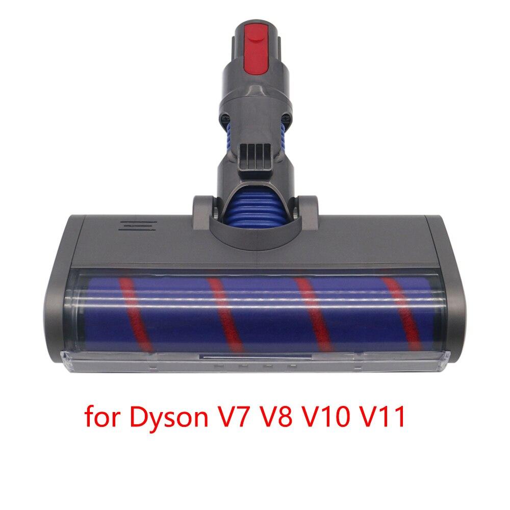 Моторизованная щетка для пола, инструмент для пылесоса Dyson V6 V8 V7 V10 V11, мягкая подметальная машина с роликовой головкой, щетка для пола для Dyson V6