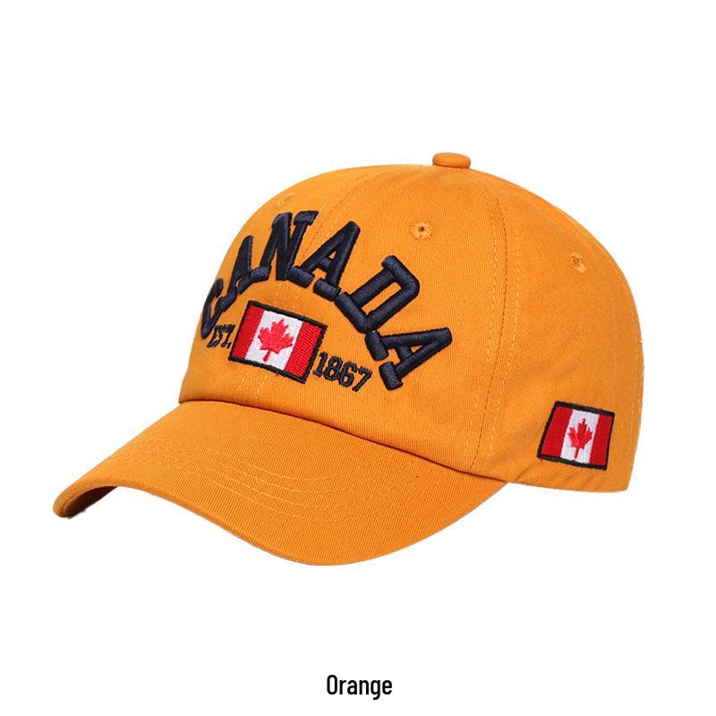 Мужская и женская модная вышитая бейсболка - Повседневный, универсальный солнцезащитный козырек для весны и осени