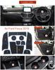 Smabee Gate Slot Cup Pad для Ford FOCUS 2019 Автомобильные аксессуары для интерьера Резиновые нескользящие коврики Противоскользящий коврик Наклейка на автомобиль