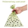 Biodegradable Pet Waste Bags Thickened Portable Printed Dog Poop Bags Eco-friendly Outdoor Pet Poop Pickup Bags with Organizer