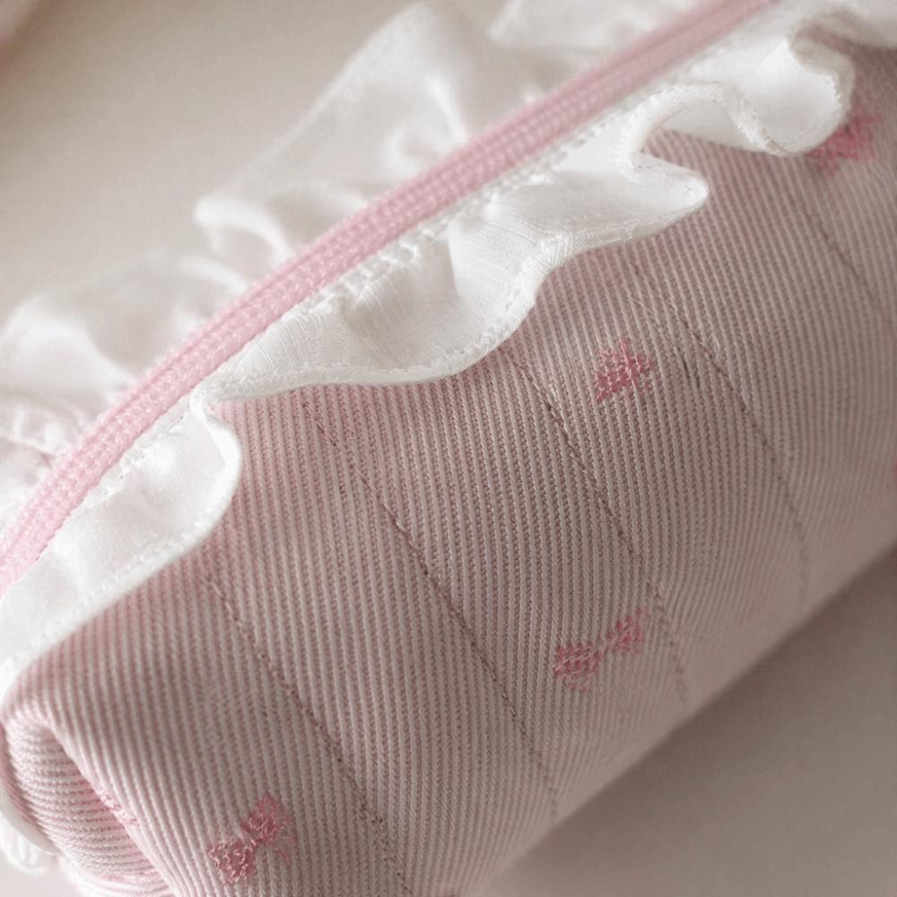 Ballet Pen Bag Bow Embroidery Stationery Bag Kawaii Stationery Organizer  Students