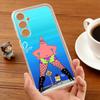 Чехол для телефона S-Sponge F-Funny B-Bob Animation для Samsung S30,23,21,22,20, FE lite,S10,9,8,7 PIus Note20ultra Мягкий Прозрачный