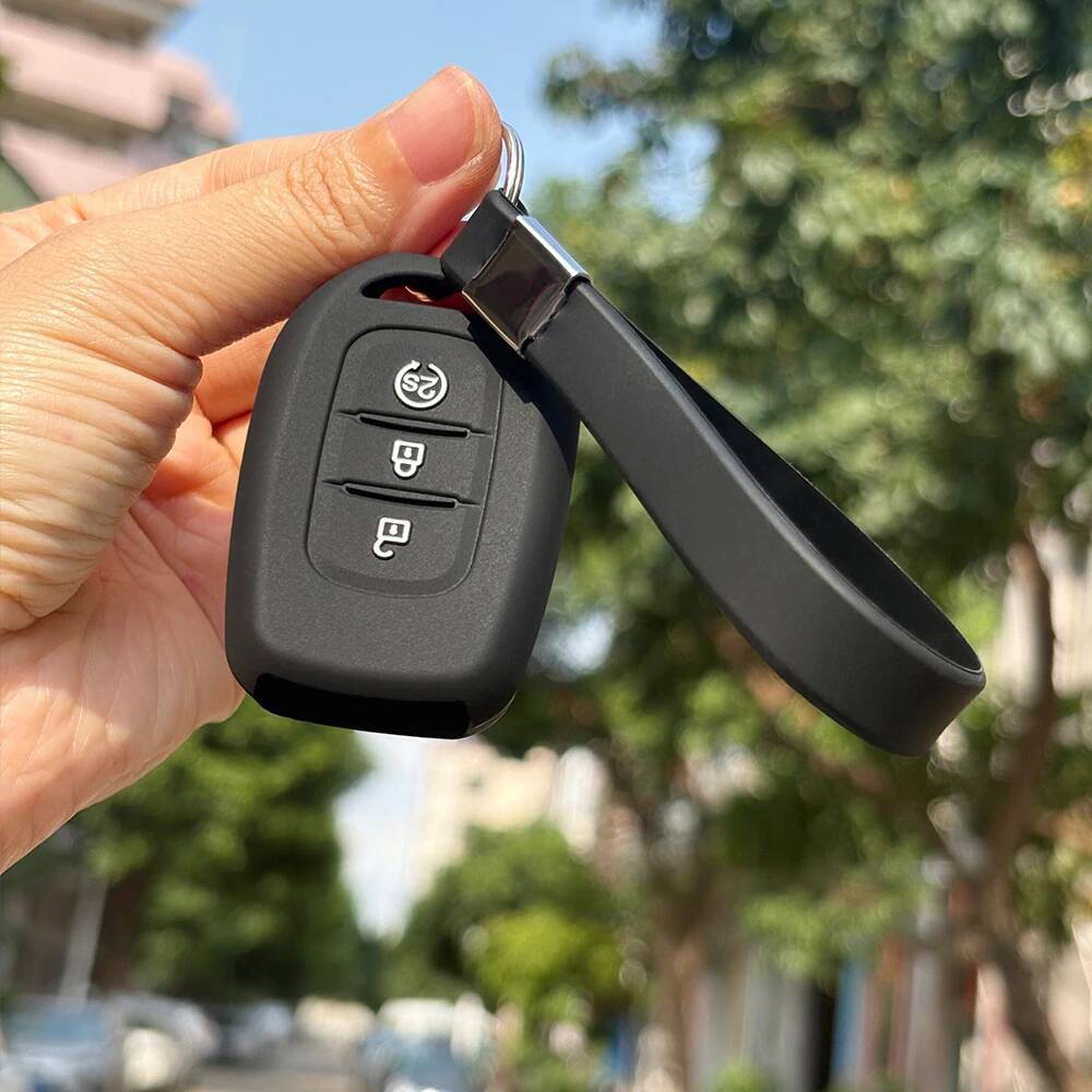 Для Renault Captur Duster Logan Stepway TWingo Clio Sandero Stepway Arkana Kadjar Чехол для брелока автомобильного ключа Брелок Силиконовый держатель для ключей
