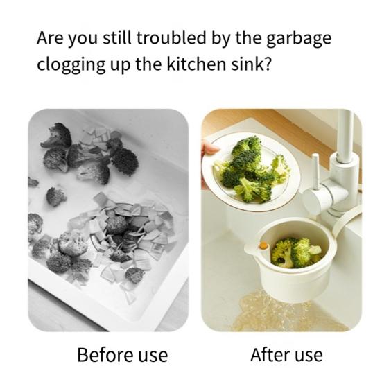 2Pcs Sink Hanging Basket BPA Free Easy To Clean Universal Simple Installation Multifunctional Removable Sink Strainer Basket