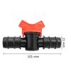 4Pcs DN20 DN25 Irrigation Water Valve Bypass Valve Waterstop Connectors Drip Hose Adapter For Drip Irrigation Aquarium Garden