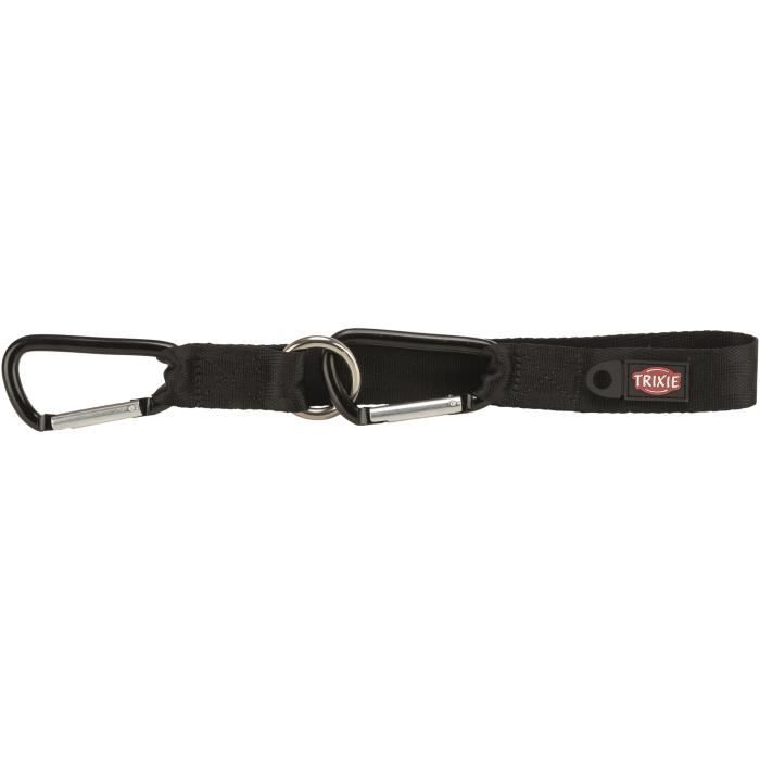 Ceinture de sécurité pour chien boucle universelle à attacher, mousqueton Trixie (x3)