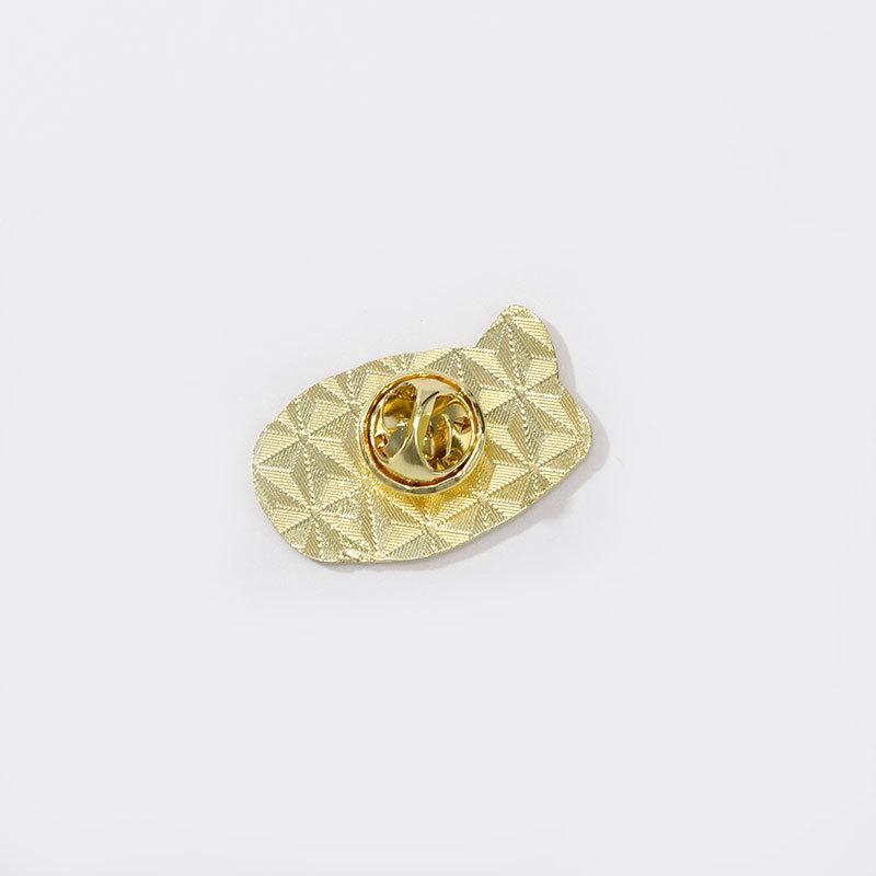 Alloy Enamel Brooch, Cute Cartoon Bread Corgi Dog Pattern, Small Animal Decorative Lapel Pin Badge for Student Backpack Clothing