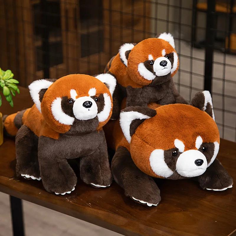 Lifelike Red Panda Stuffed Animals Raccoon Plush Toy Cute Panda Plushie Toy Gift for Kids Girlfriend Birthday Boy