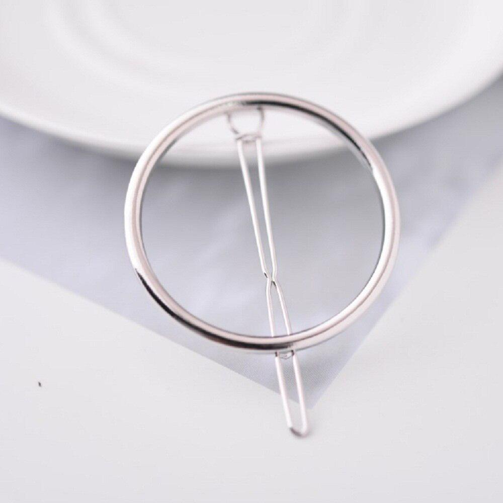 Женские аксессуары для волос, заколка для волос, булавка для волос из геометрического сплава, повязка для волос с лунным кругом, заколка, держатель для заколки