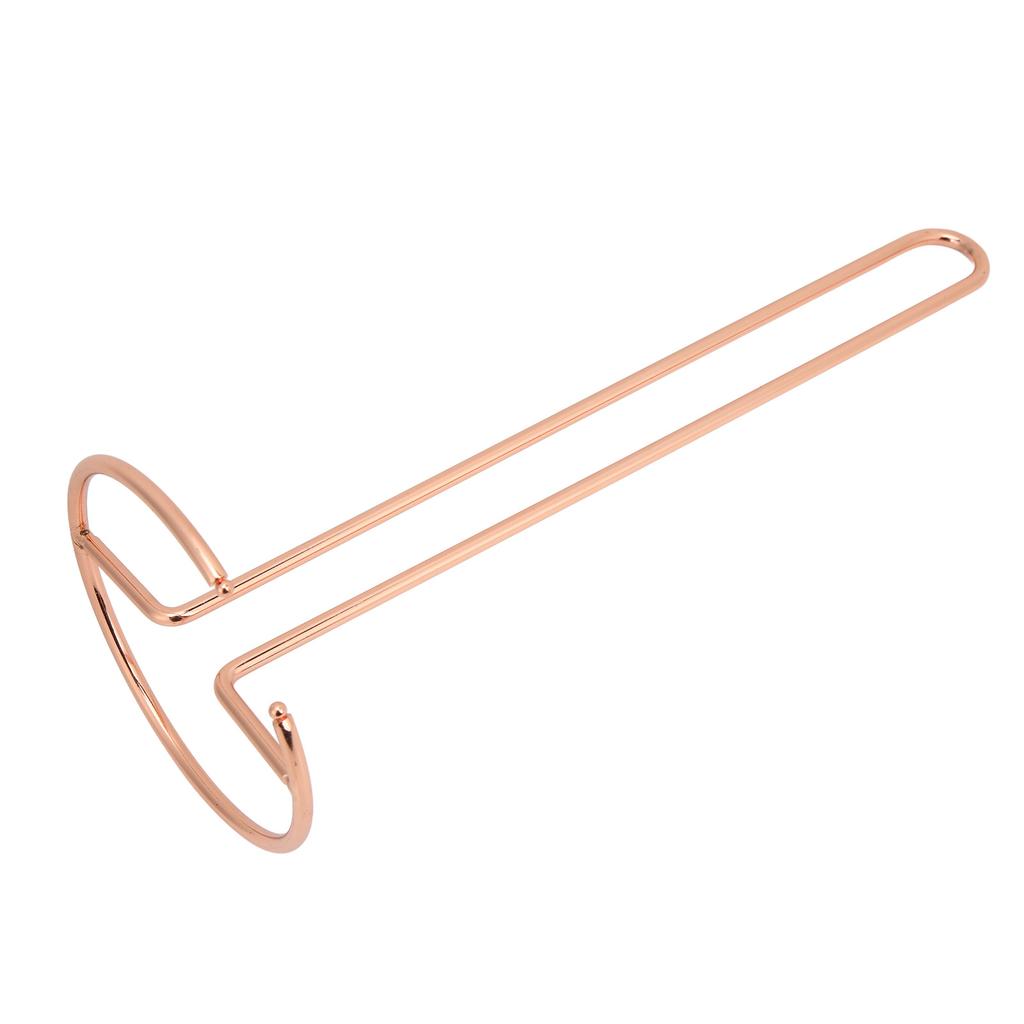 Wrought Iron Tissue Holder Smoother Surfaces Simple 1 Piece Molding Tissue Reserve Paper Holder for Office Kitchen