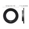 Action4 49MM Адаптер для объектива Алюминиевый сплав Адаптер для фильтра камеры Резина Высокий ЧПУ Совместим с 49MM Круглое фильтрующее кольцо, Кольцо, Нескользящая накладка, Прочность,