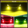 New Driving RGB Lamp Headlight Auto Bulb 5050 27SMD LED Remote Control MO Car Fog Light