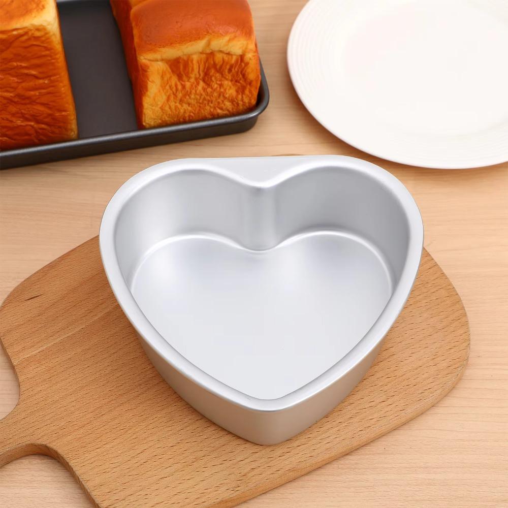 Aluminum Zinc Zinc Alloy Chocolate Cake mold Non Stick Metal Heart Cake Baking Pan Desserts