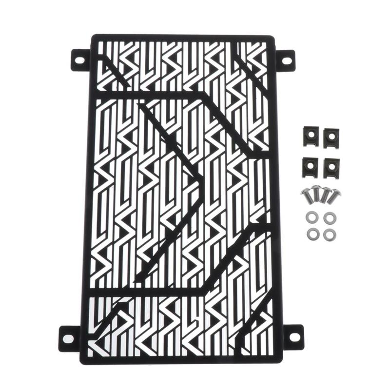 Cooler Grille Guard Motorcycle Radiator Protector Black Aluminum for Kawasaki Ninja400 Ninja250 2018 2019