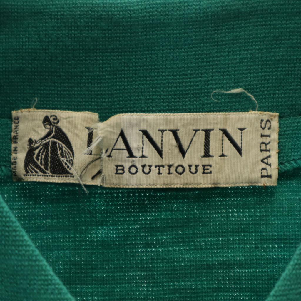 LANVIN BOUTIQUE 80-е годы Сделано во Франции Винтаж Куртка без цвета 38 зеленый Женский Б/У