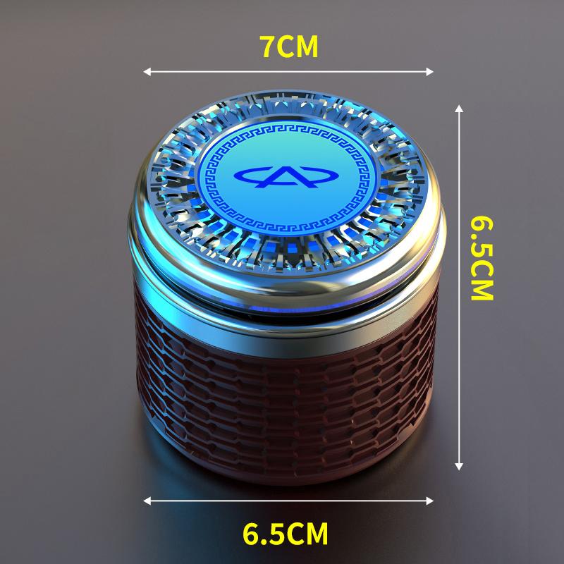 LED Car Ashtray With Anti-Odor Portable Leakproof Ash Holder For Chery Jetour Omoda Tiggo Pro Fulwin Arrizo Amulet Fora 5x X1 E3 OO9