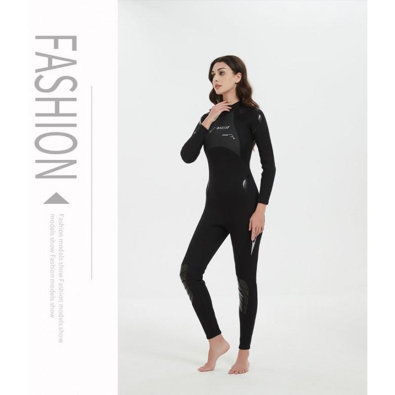 3mm Full Body Wetsuit Women Men Scuba Diving Snorkeling Surfing Swimming Thermal Protection Chloroprene Neoprene