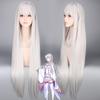 Anime 80CM Women Long Cosplay Wig Life In a Different World from Zero Re:Zero Kara Hajimeru Isekai Seikatsu Emilia
