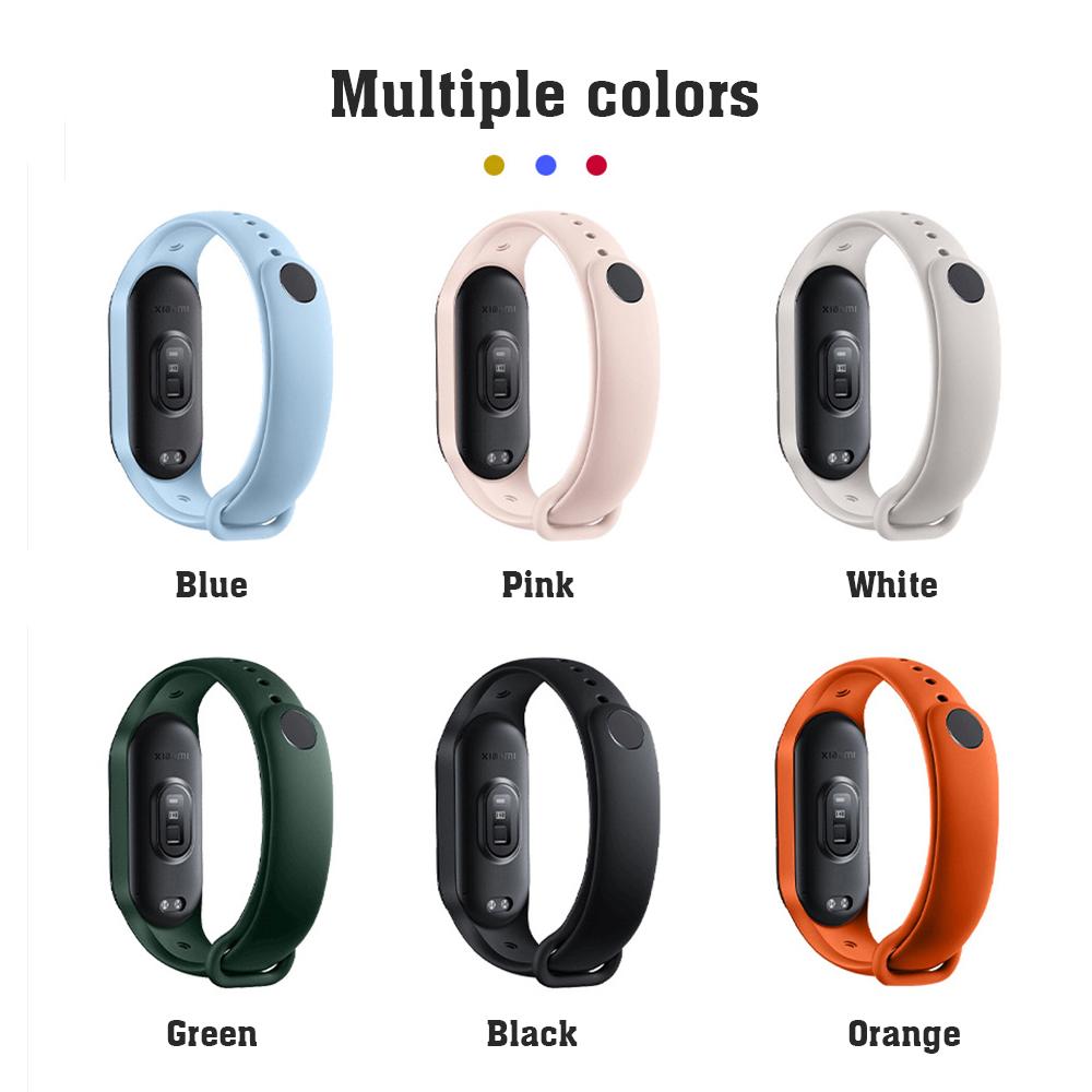 Подходит для Xiaomi Mi Band 7, ремешок для часов Smart Mi 7, цветной ремешок для часов из ТПУ, спортивный сменный ремешок