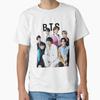 Летняя мода 2026 Модная футболка Мужчины Женщины Винтажный топ_Фанат BTS, BTS VOGUE_ Классическая футболка на продажу