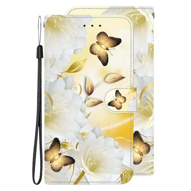 1/10VII Чехол для Sony Xperia 1VII 10VII Coque Мультяшный кожаный чехол для Sony 1VII Xperia 10VII Funda Чехол-книжка с кошельком