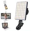 Cell Phone Fill Light LED Light For Live Meeting Selfie Photography Video Portable Handheld Backpack Clip-on Convenient Lighting