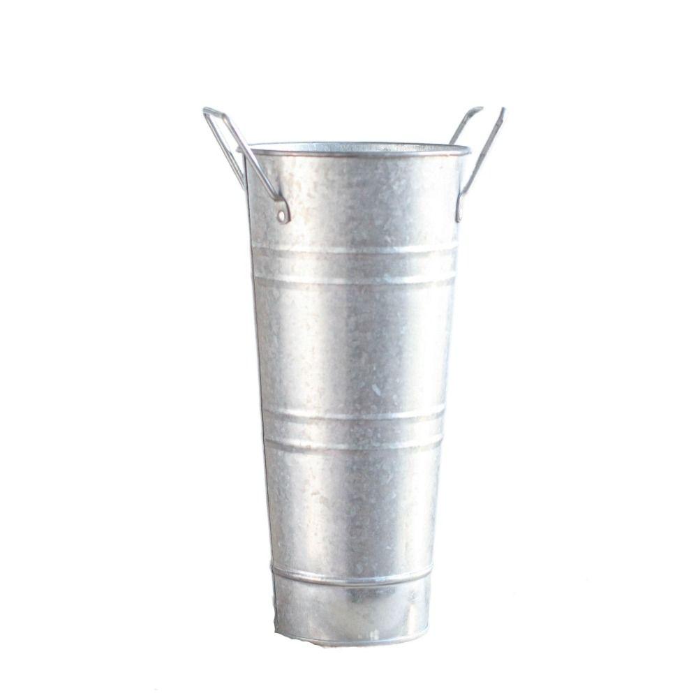 Жестяное ведро для цветов, креативная кованая ваза, декоративная ретро-накладка на стол из железа, винтажная витрина, французский стиль