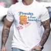 Футболка с логотипом Pancakes & Panic Attacks, мягкая, дышащая и устойчивая к выцветанию, классического кроя для повседневной носки