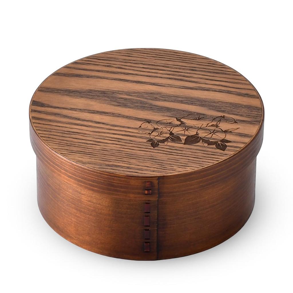 Morning Glory Ohitsu Примерно 4-5 чашек x J-kitchens (Деревянный Охитсу) 21см 9.5см