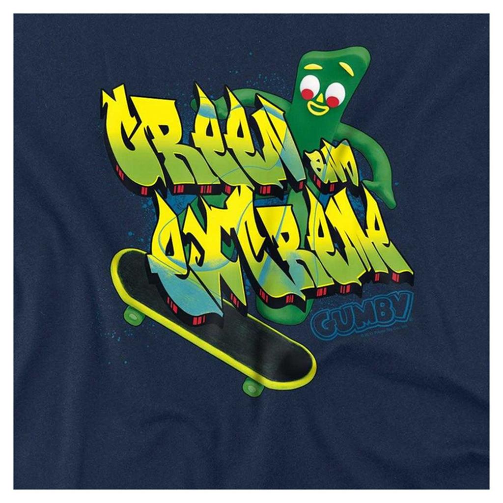 Gumby Unisex Adult Green And Extreme T-Shirt