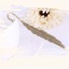 2Pcs Feather Bookmark Metal Book Mark Page Reading DIY Gifts Stationery for Home Study School Office