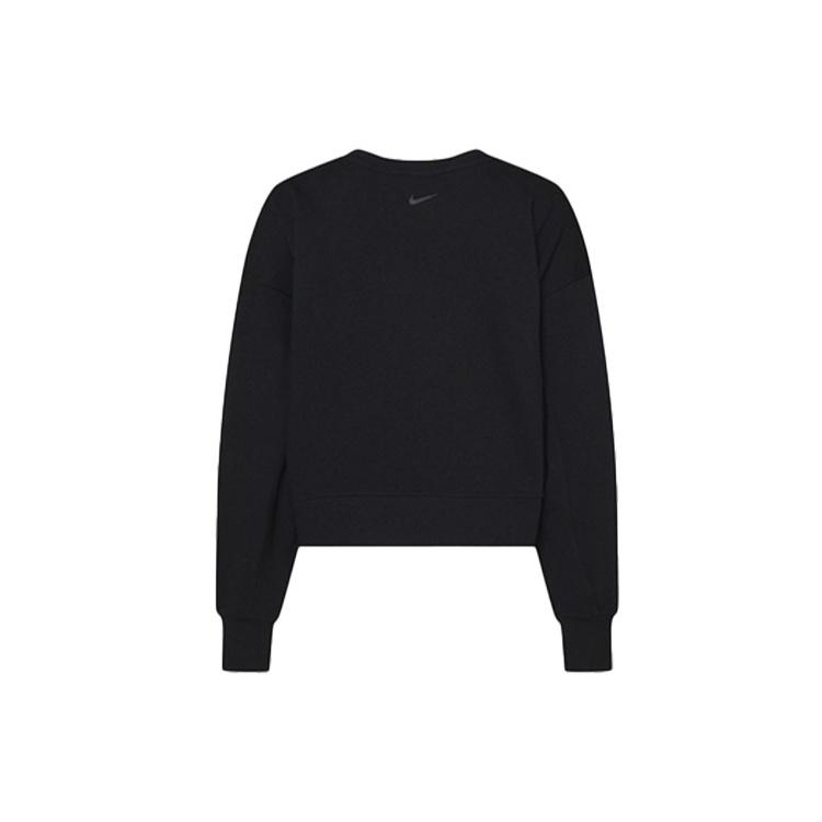 Nike Sweatshirts Women's Black Crew Neck Moderate Regular CU9015-010