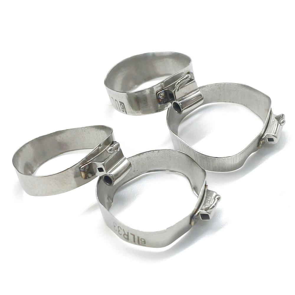 80 шт./кор., стоматологический ортодонтический молярный браслет с буккальными трубками, ортодонтический браслет из нержавеющей стали с трубкой, материалы для стоматолога