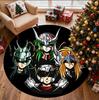 Saint Seiya Pattern Round Rug, Indoor/Outdoor Mat, for Picnic, Gameroom, Bedroom, Office, Living Room, Home Decor Carpet, Birthday Gift