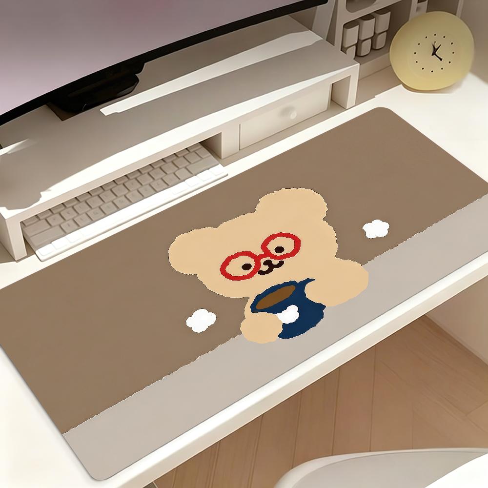 Cartoon T-TETEUM Mouse Pad Large Non-slip Lockedge Desktop Computer Desk Mat Keyboard Writing MousePad Office Gamer Student