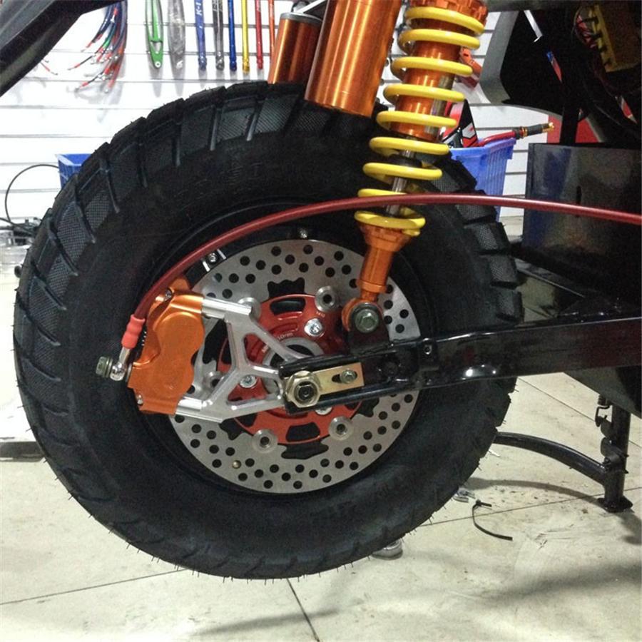 Тормозной суппорт Передний Задний Дисковый Главный цилиндр Адаптер 4 Поршня 82 мм Крепление Красный