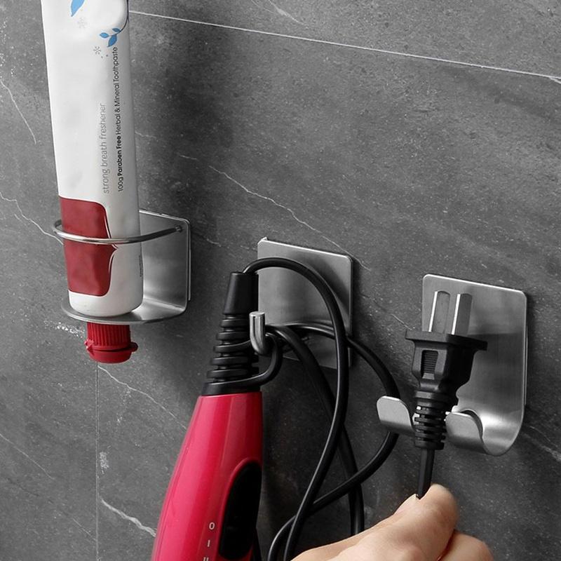 1 шт., держатель для бритвы из нержавеющей стали 304, полка для хранения бритвы, крючок для ванной комнаты, органайзер