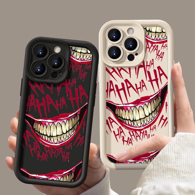 Чехол для телефона с рисунком клоуна-шута для iPhone 16 Pro Max 16e 15 14 13 12 11 XR XS 8 7, противоударный чехол-накладка из мягкого силикона