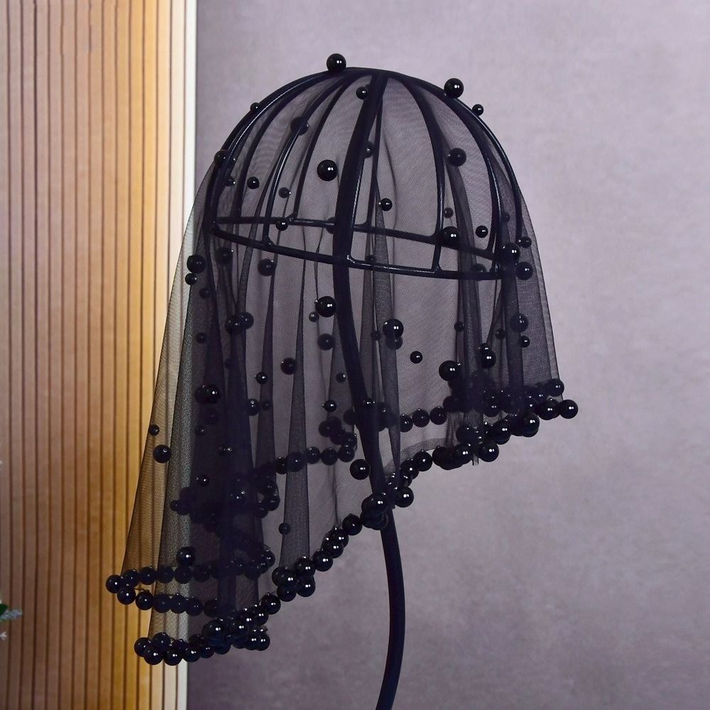 Французские свадебные фаты Жемчуг Бусины Невеста Головная вуаль Мода Фата невесты Аксессуары невесты