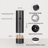 Electric Salt and Pepper Grinder Set - Rechargeable Automatic Salt and Pepper Grinder, Larger Hopper for Cooking, Home Gifts