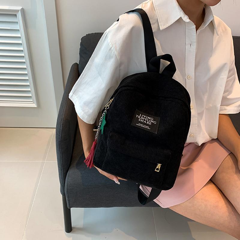 Yogodlns Повседневный женский рюкзак женские школьные сумки для колледжа дорожный рюкзак вельветовые сумки через плечо для девочек-подростков спортивный рюкзак