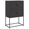 VidaXL Buffet noir 68,5x38,5x107 cm acier, armoire, armoire latérale, armoire de rangement, armoire, placard, buffet haut, 846482