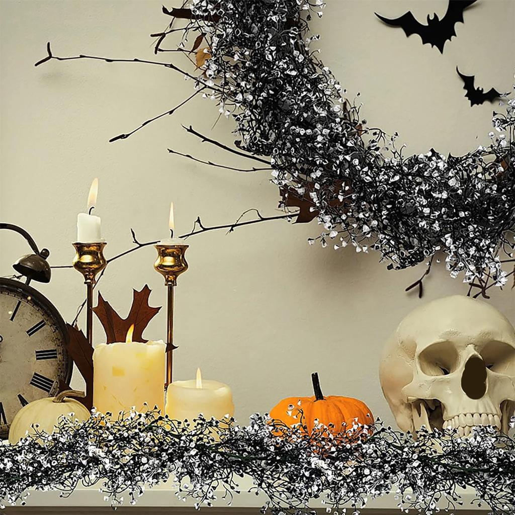 Simulated Golden BellWillow Vine, FakeEucalyptus FlowerHarvest Festival, Halloween