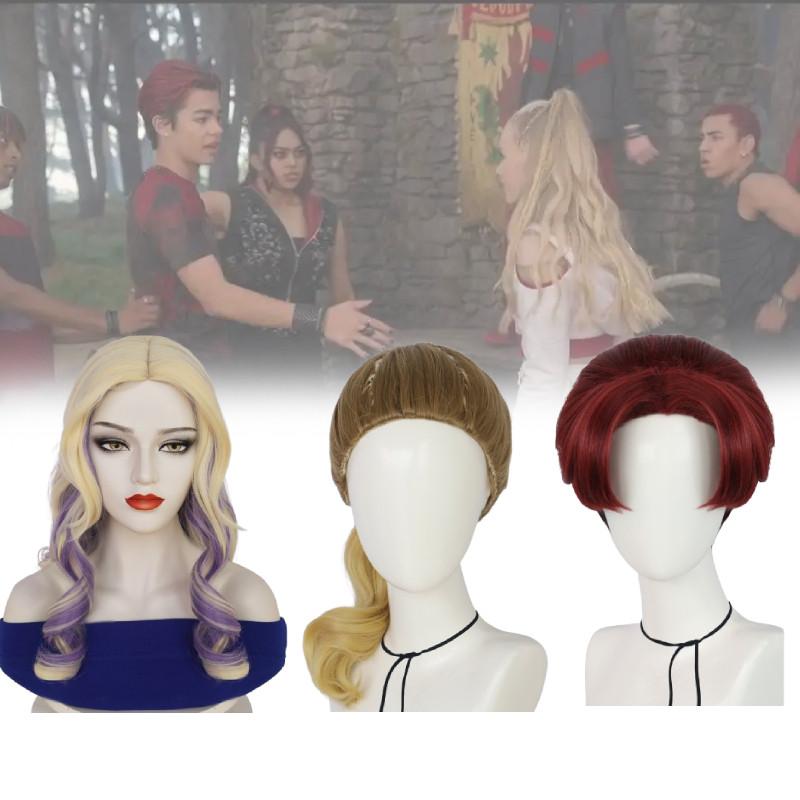 Zombies 4 Dawn Of The Vampires Cosplay Wig With Natural Breathable Hair For Role Play