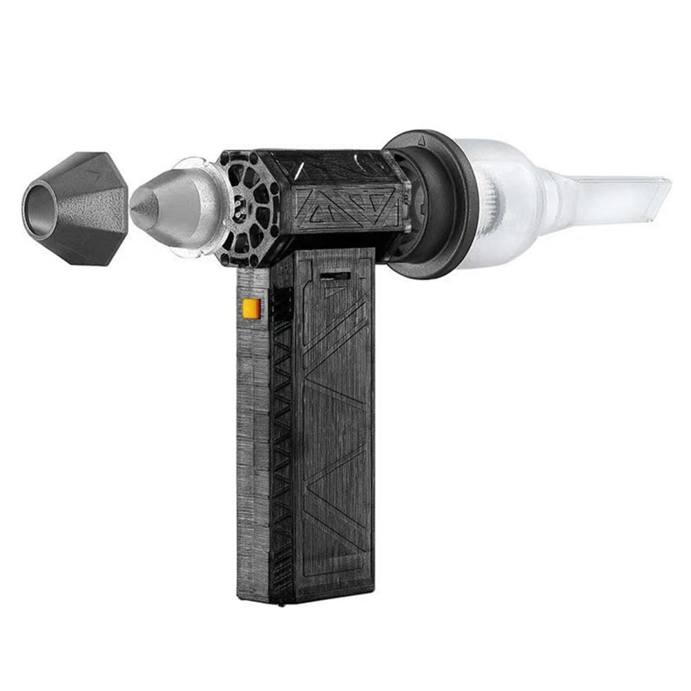 Беспроводная воздуходувка-пылесос 120 Вт Высокоскоростная ручная воздуходувка для сушки автомобиля, удаления снега и пыли, портативная, перезаряжаемая через USB-C