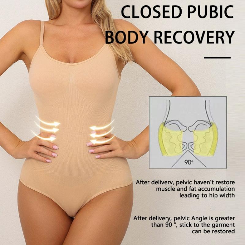 Женский бесшовный комбинезон бикини с Т-образным вырезом для коррекции фигуры, комбинезон с контролем талии, корсет на подтяжках, боди S-3XL