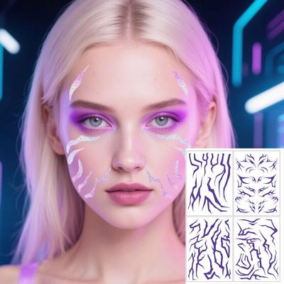 НОВЫЕ 4 шт. Аниме Huntrix Demo N Hunters K-Pop Дьявольские парни Джину Руми Тату Реквизит Тату Наклейки-полоски для тела Косплей Хэллоуин вечеринка
