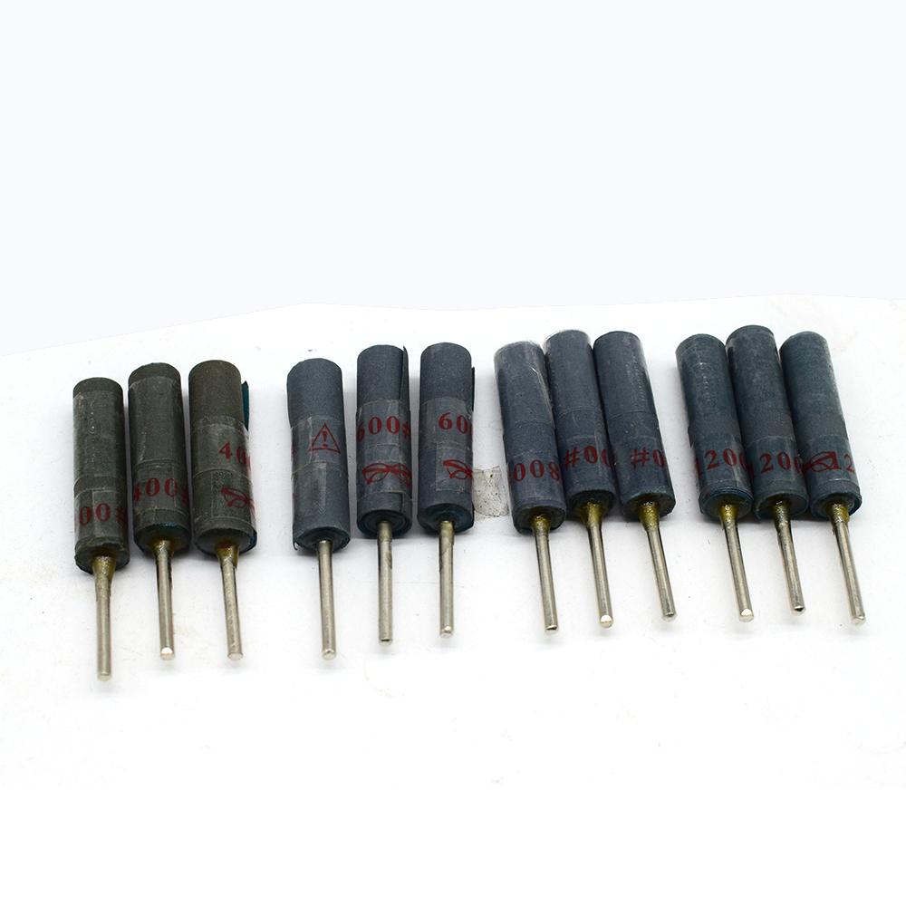 20PCS Sandpaper Grinding Rod For Jewelry Polishing 2.35MM Shank Electric Rotary Tool Accessory