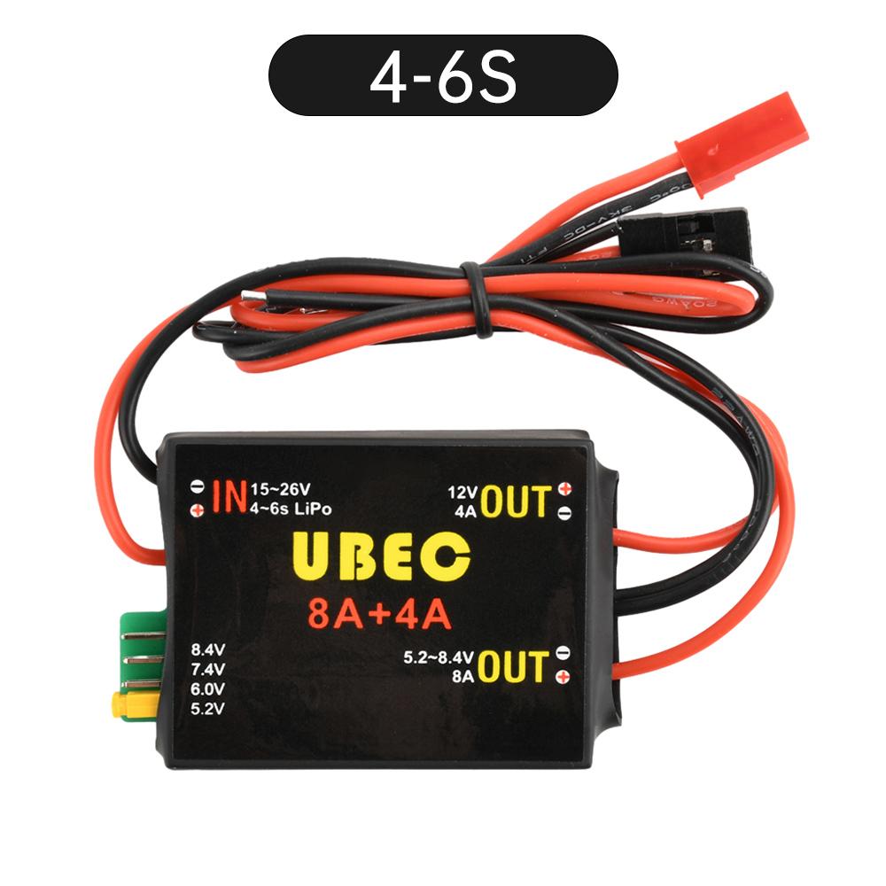 2S-8S/4S-6S BEC и двойной UBEC 8A/16A Выход 5.2V-8.4V Регулируемое независимое питание сервоприводов RC Автомобили Самолеты с фиксированным крылом Роботизированная рука